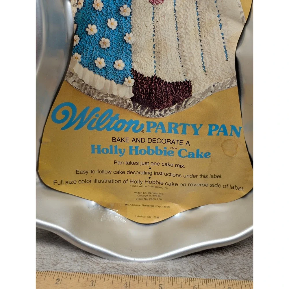 Vintage 1975 Wilton Holly Hobbie Aluminum Cake Pan 502-194 American Greetings